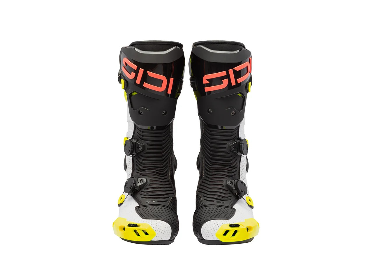 Sidi MAG 2 Air バイクブーツ フルオイエロー / コーラルレッド - 390 