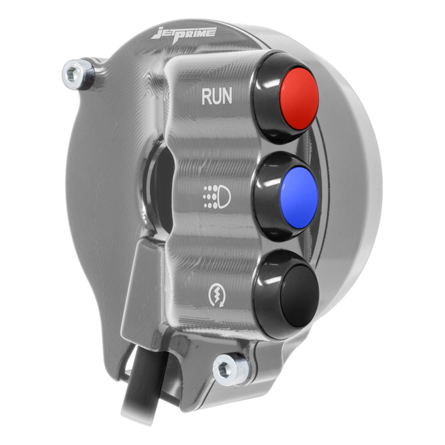 Gasgriffgehäuse mit integriertem Lenkerschalter JetPrime Aprilia RSV4 / RSV4 RR (17-20) JP CO AP009