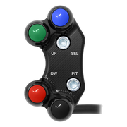 Lenkerschalter SuperSport links JetPrime Yamaha YZF-R3 (19-24) JP SPS MK300 – für Mectronik-Dashboard