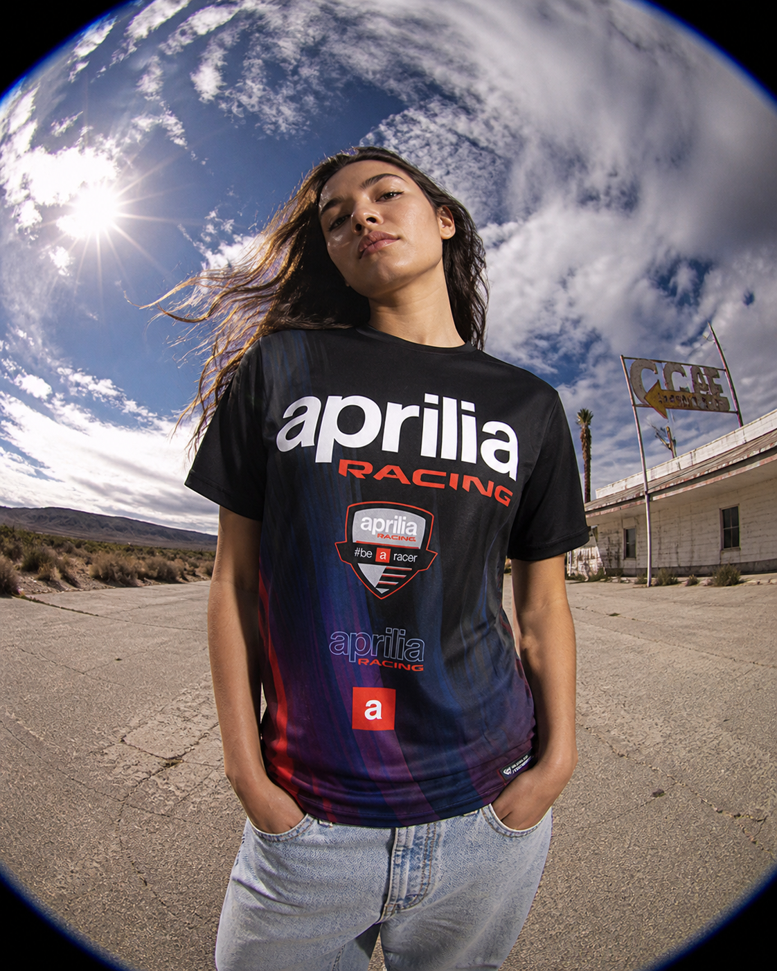 Aprilia BeARacer Tシャツ 2026 メンズ IXON 104101179 