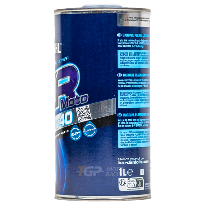 バーダール 10W40 プラズマ LXR - 1リットル プレミアムオイル 