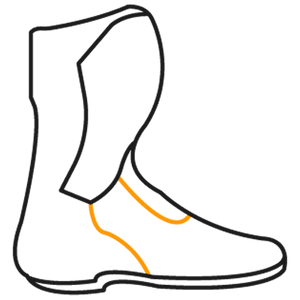 1x RST Tractech EVO D3O ショート ブーツ（左右）