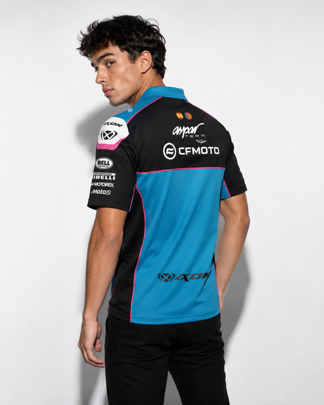 CFMOTO Aspar Racing Ángel-Nieto Team ポロシャツ レプリカ 2026 IXON 