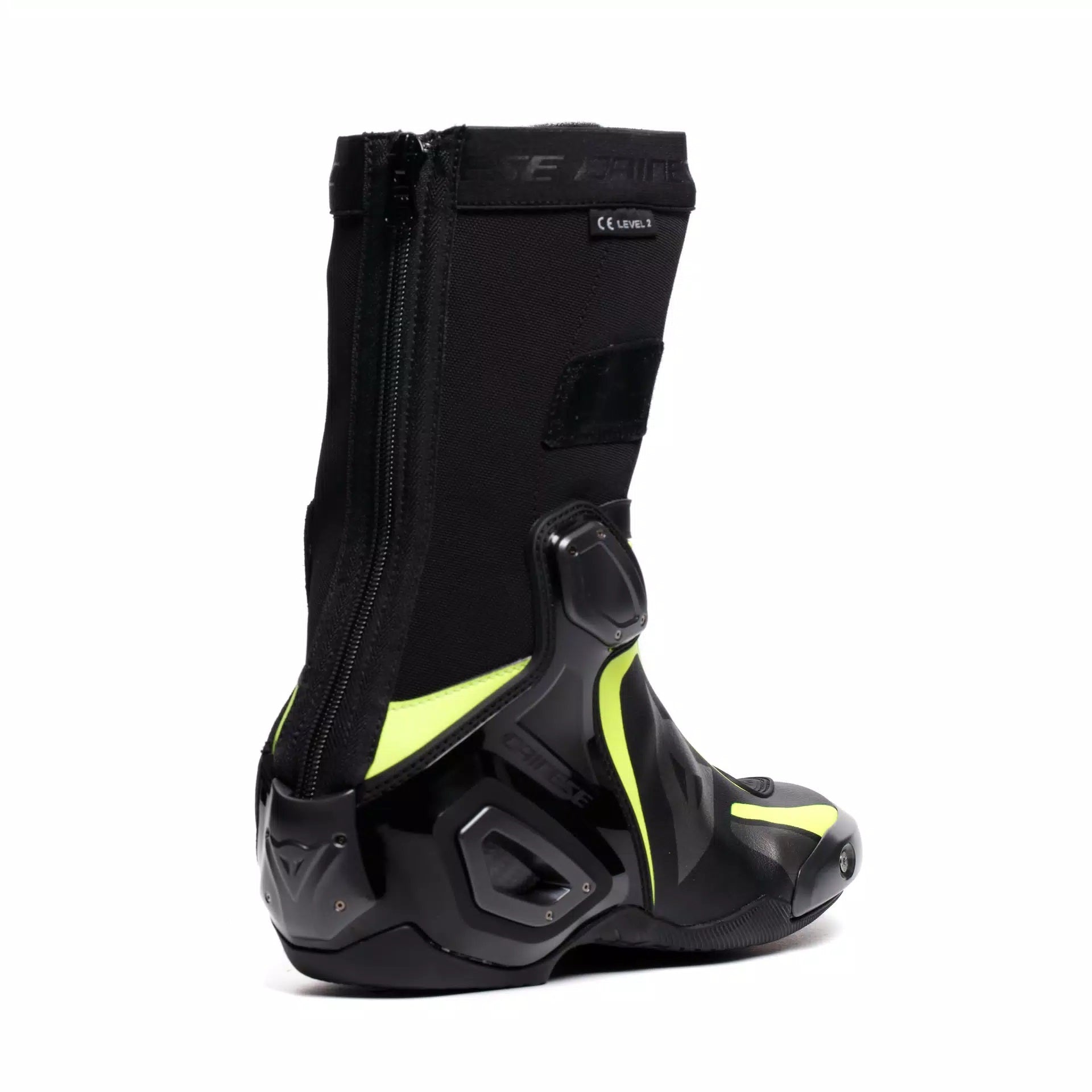 Dainese Axial 2 Racing und Straßen Motorradstiefel | Herren | Schwarz/Neon Gelb | 20179000526200