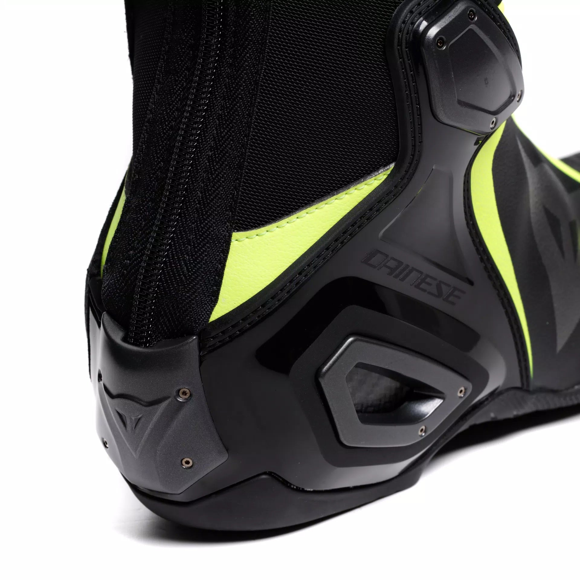 Dainese Axial 2 Racing und Straßen Motorradstiefel | Herren | Schwarz/Neon Gelb | 20179000526200