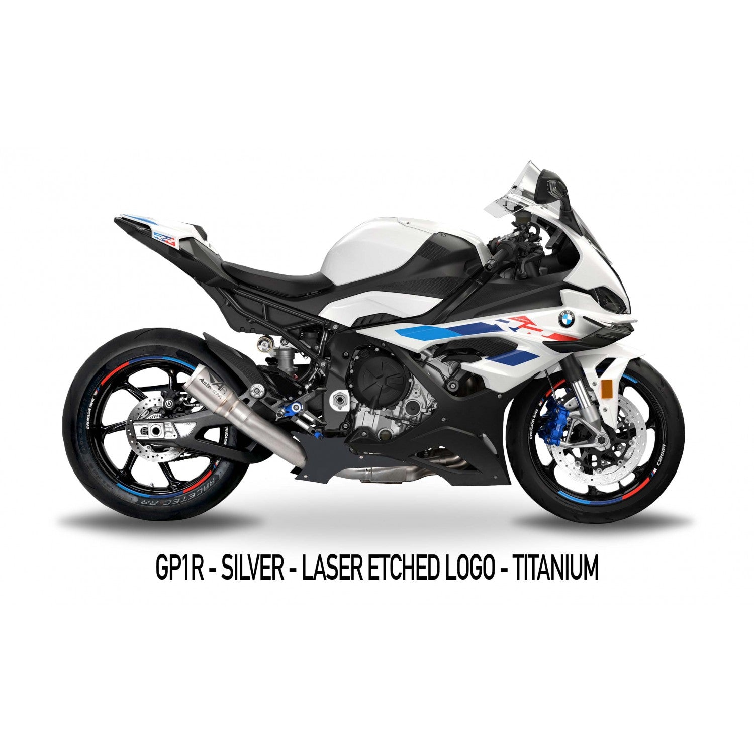 オースティンレーシングスリップオン (GP1R/GP2R/V3) + BMW S1000RR K67 (19-25) 用 KAT交換パイプ 
