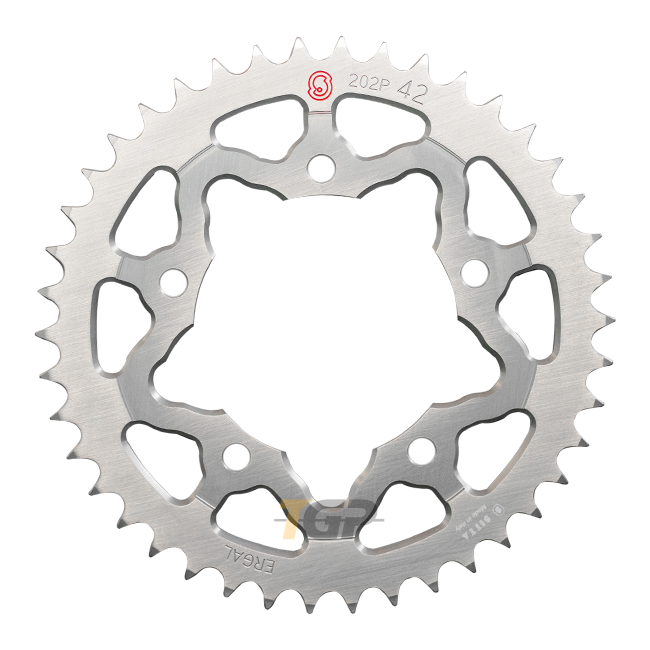 Sitta アルミニウム製スプロケット Aprilia RS 660 (20-25) (202P) – 37-48 歯、520 ピッチ 