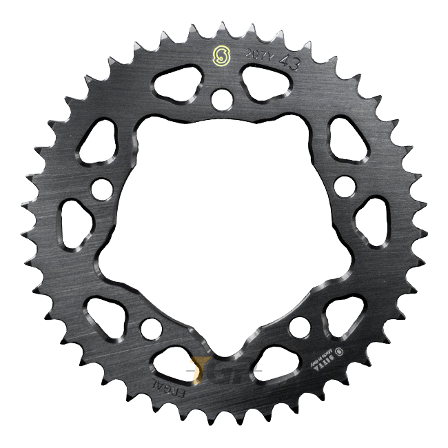 Sitta アルミニウム スプロケット BMW S1000RR K67 (19-25) (207Y) – 37-47 歯、520 ピッチ 