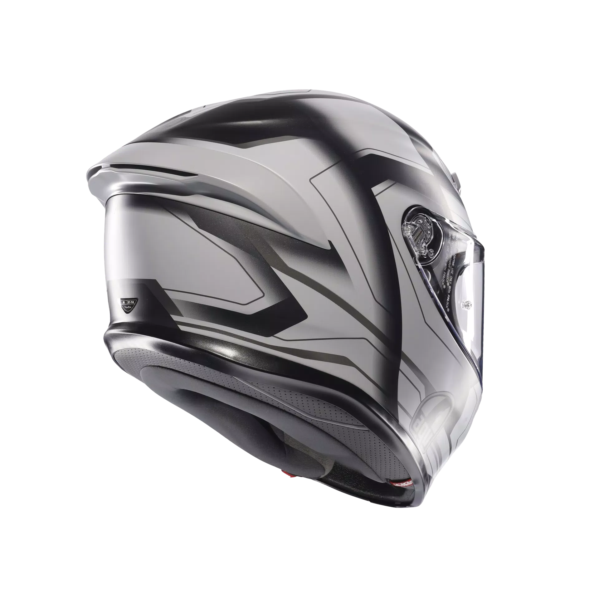AGV K6 S ヘルメット ウルトラソニック マット ブラック/グレー | 2118395001021 