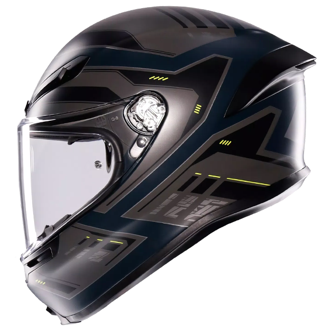 AGV K6 S ヘルメット エンハンス マット グレー/フルオ イエロー | 2118395001022 
