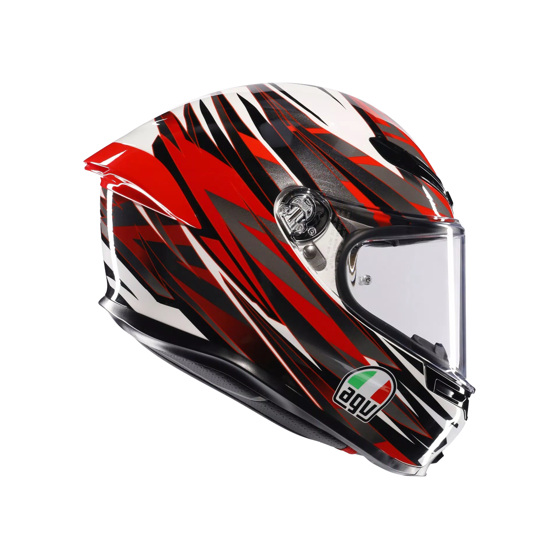 AGV K6 S ヘルメット Reeval ホワイト/レッド/グレー | 2118395001023 