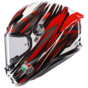 AGV K6 S ヘルメット Reeval ホワイト/レッド/グレー | 2118395001023 