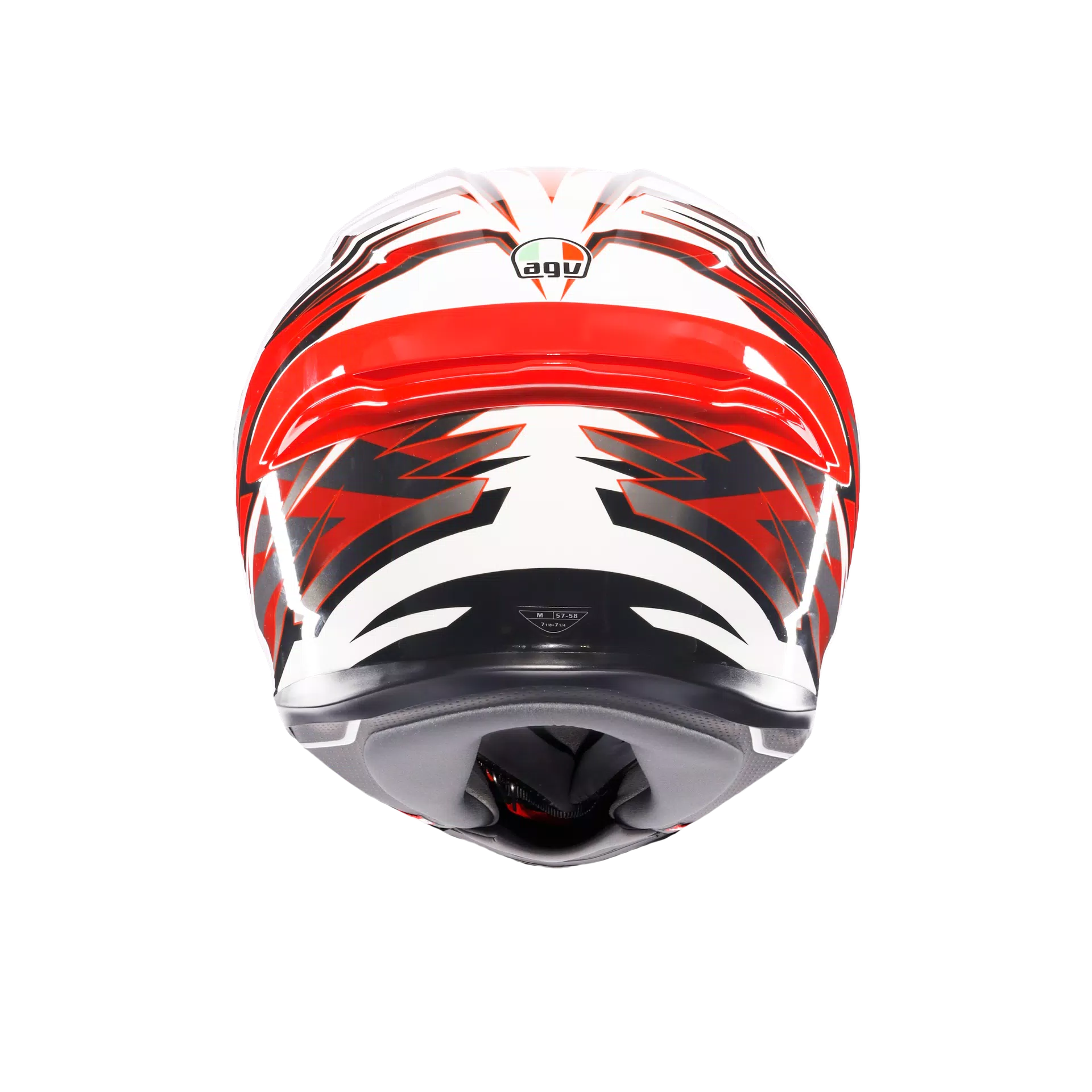 AGV K6 S ヘルメット Reeval ホワイト/レッド/グレー | 2118395001023 