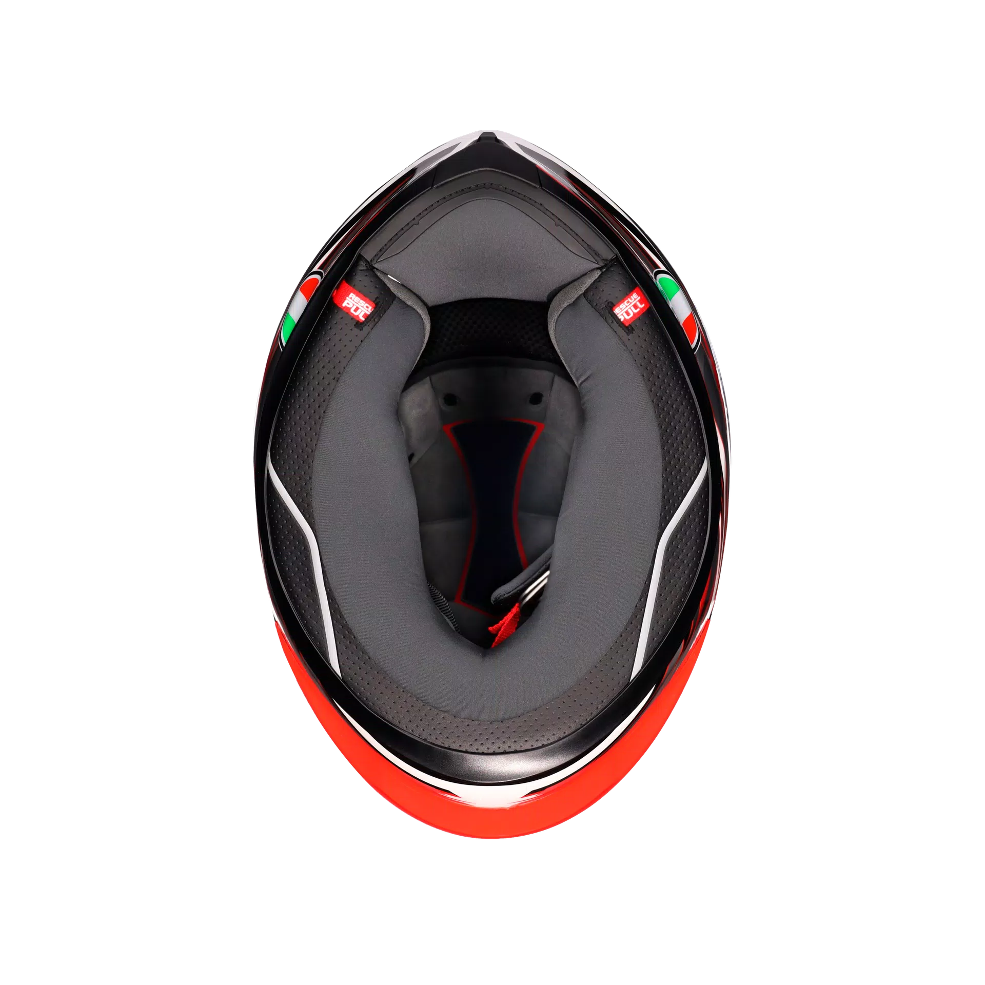 AGV K6 S ヘルメット Reeval ホワイト/レッド/グレー | 2118395001023 