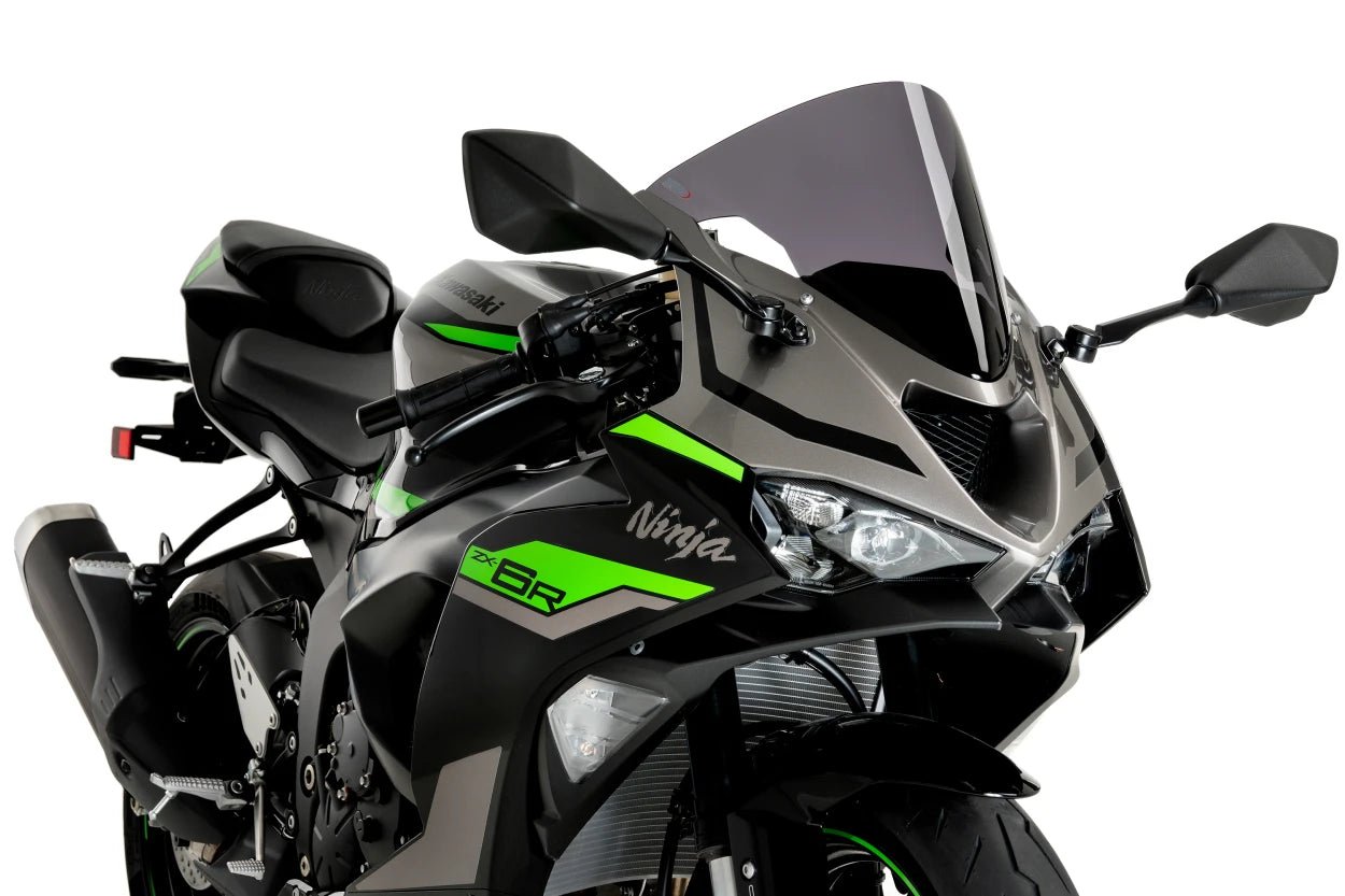 プイグ R-Racer ウインドシールド カワサキ ZX-6 R (24-25) 