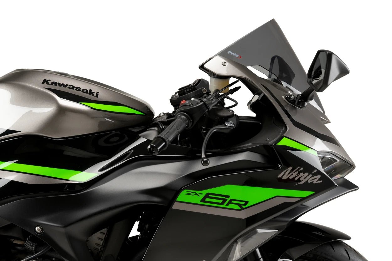 プイグ R-Racer ウインドシールド カワサキ ZX-6 R (24-25) 