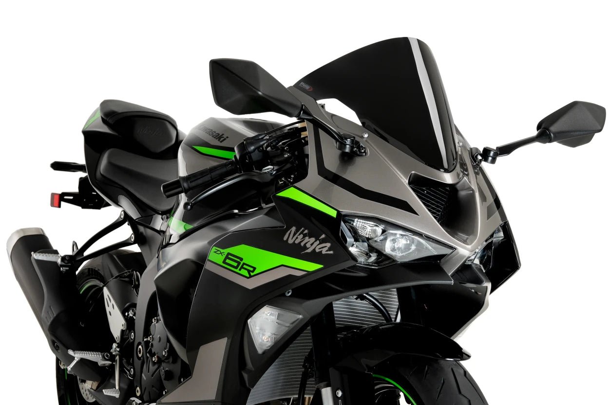 プイグ R-Racer ウインドシールド カワサキ ZX-6 R (24-25) 