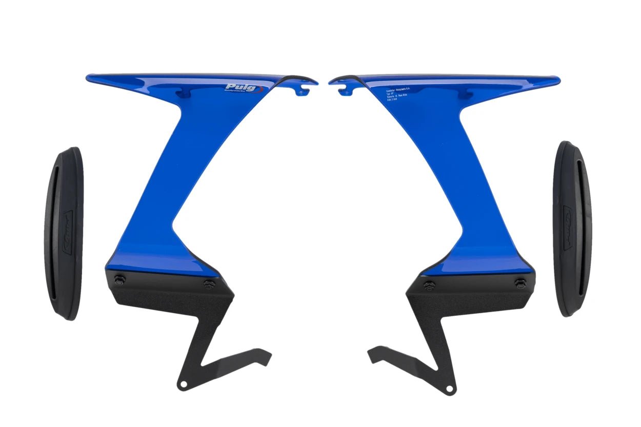 プイグウィングレットサイドスポイラー ダウンフォース カワサキ ZX-6 R (24-25) 