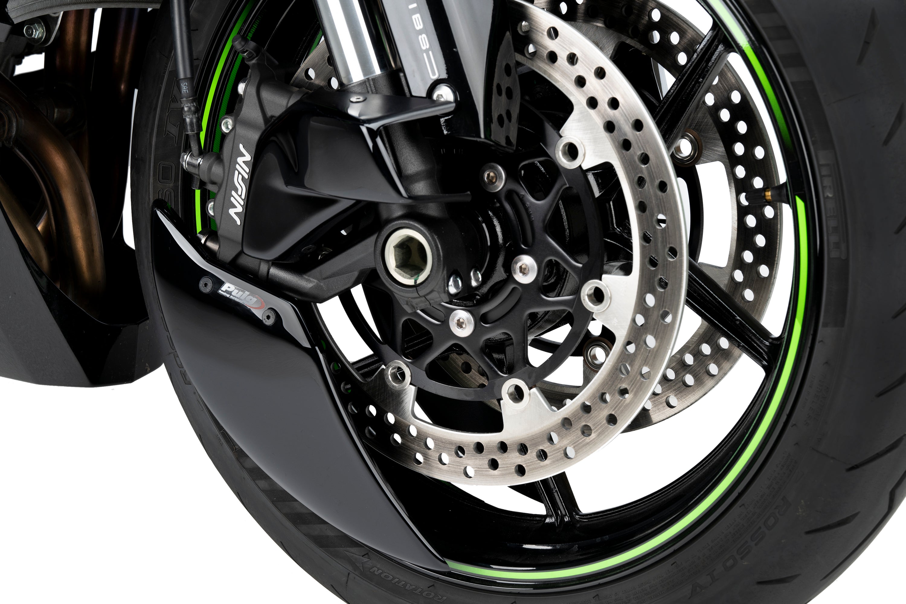 ブレーキキャリパー 冷却系 エアダクト Puig Kawasaki ZX-6 R (24-25) 