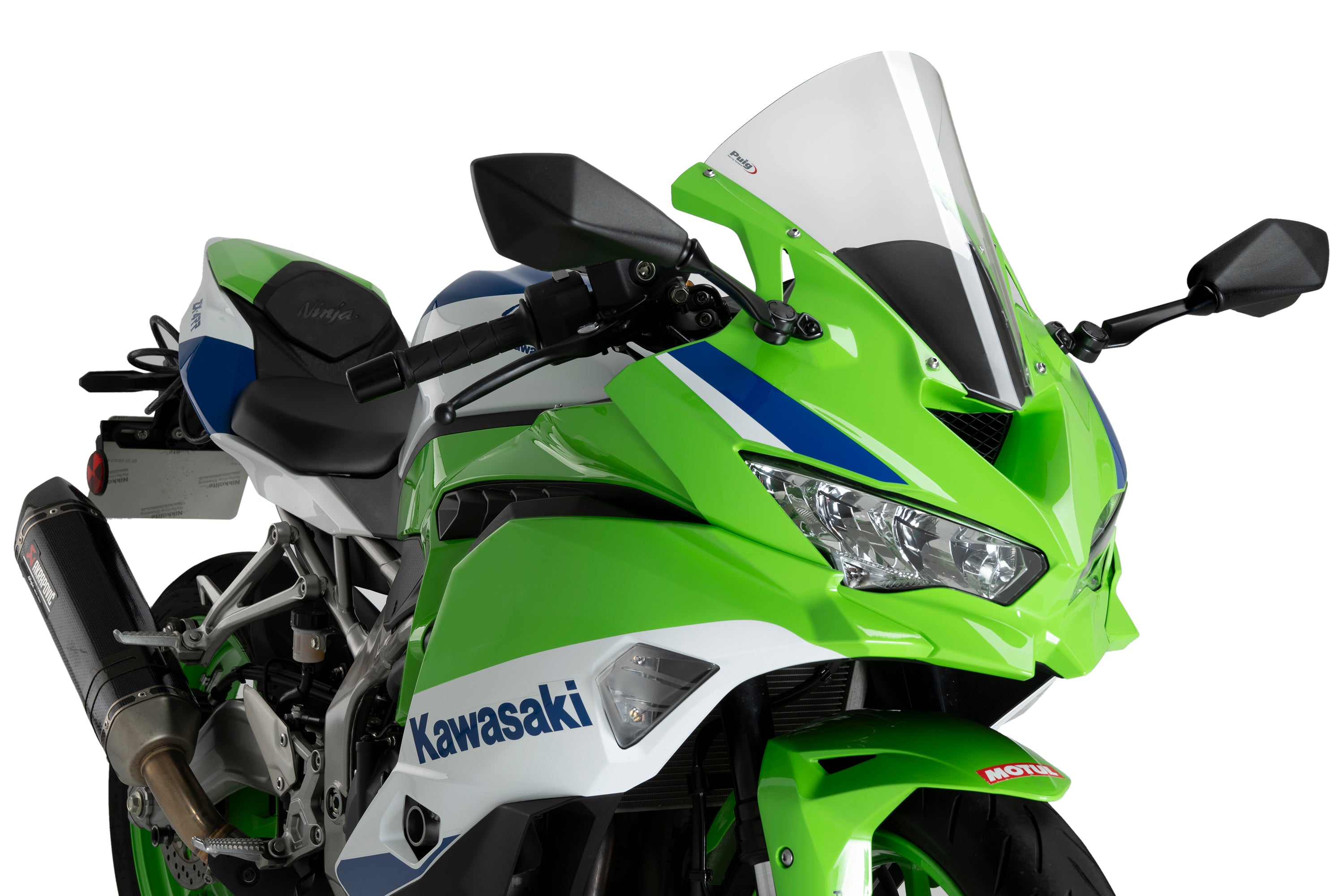 プイグ R-Racer ウインドシールド カワサキ ZX-4 RR (23-25) 