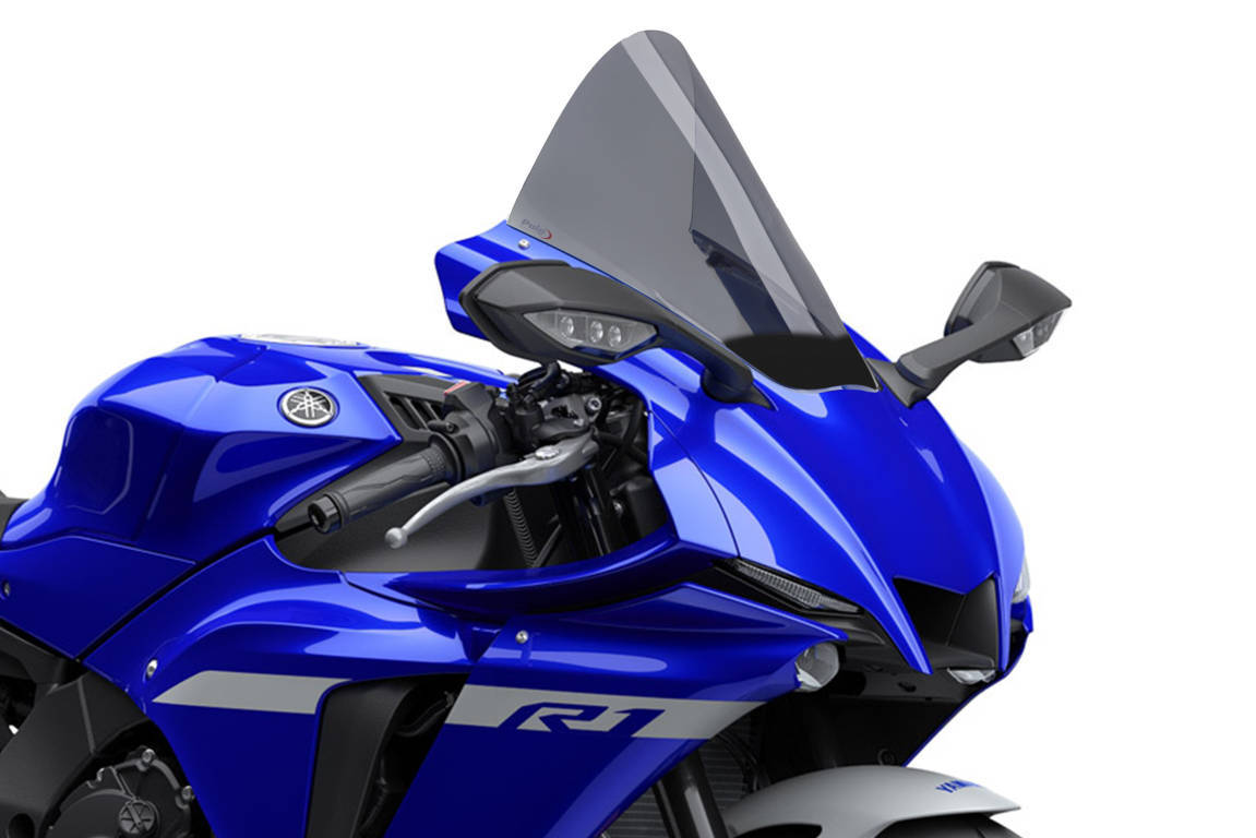 プイグ R-Racer ウインドシールド ヤマハ YZF-R1/M RN65 (20-25) 3827 