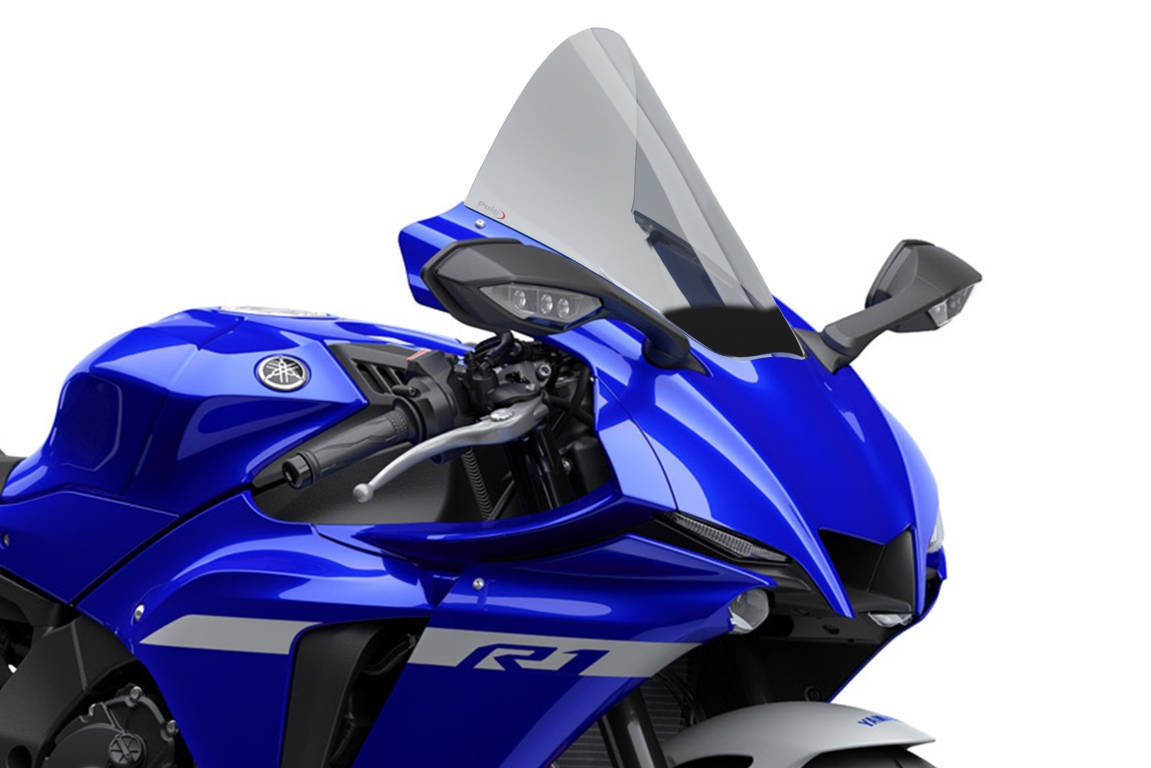 プイグ R-Racer ウインドシールド ヤマハ YZF-R1/M RN65 (20-25) 3827 