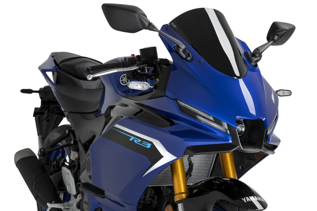 プイグ R-Racer ウインドシールド ヤマハ YZF-R3 (19-25) 