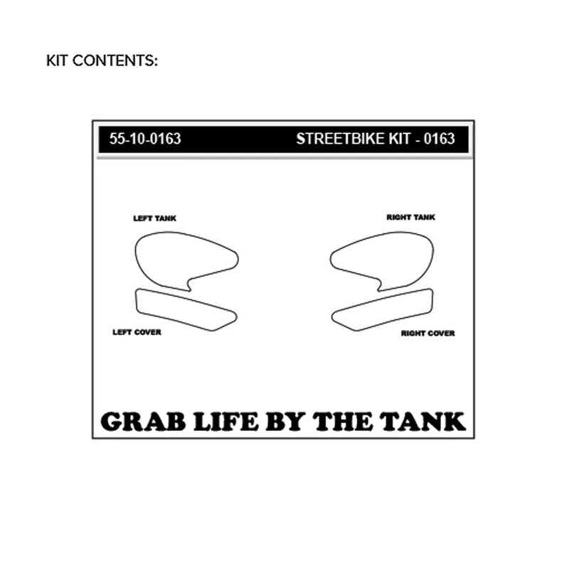 スタンプグリップ ヴルカーノ トラクションパッド ヤマハ YZF-R3 (19-25) 55-10-0163 