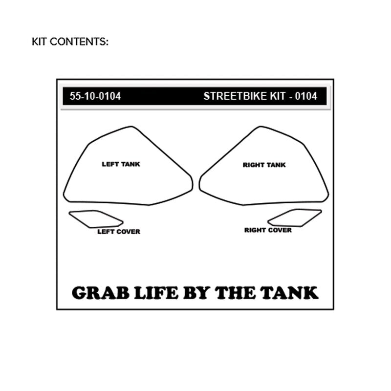 スタンプグリップ アイコン トラクションパッド ヤマハ YZF-R3 (15-18) 55-14-0104 