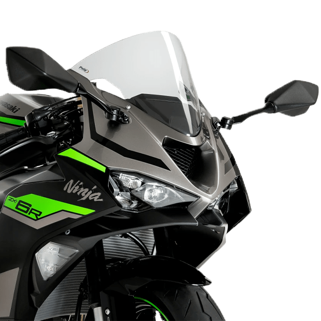 プイグ R-Racer ウインドシールド カワサキ ZX-6 R (24-25) 