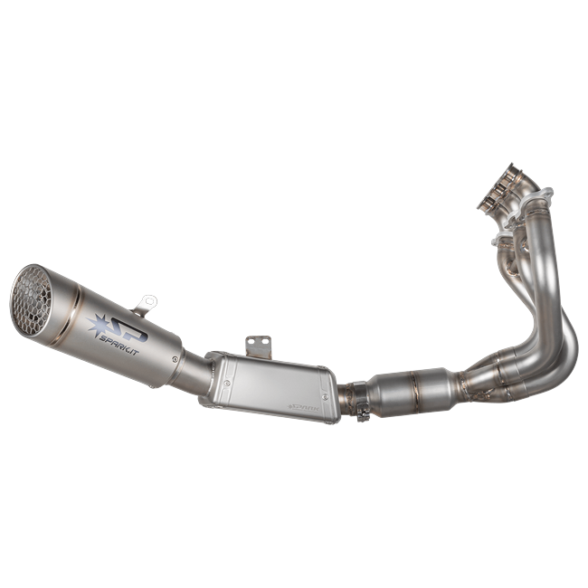Spark Exhaust Komplettanlage Grid-O Euro5+ Black Ceramic Triumph Street Triple 765 R/RS (23-26) GTR8824BOM