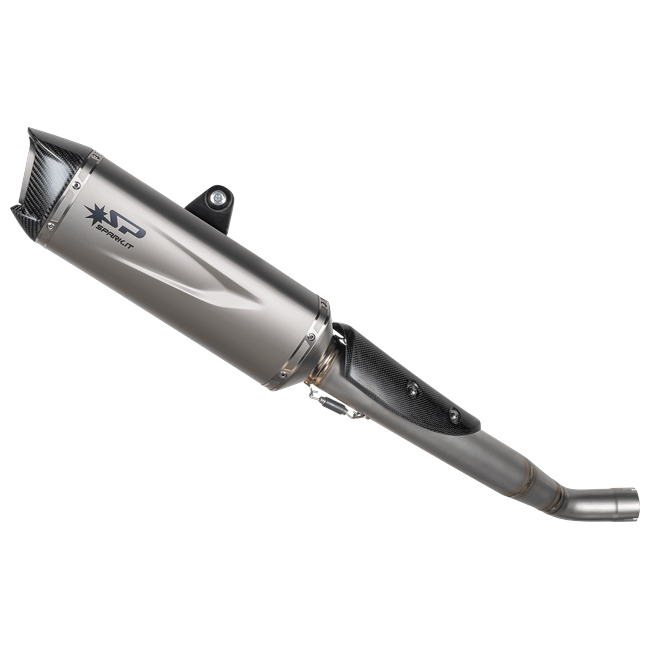 Spark Exhaust Halbkomplette Anlage Satz Force Evo 350 mm WSSP600 Replica Triumph Street Triple 765 R/RS (20-26) GTR0510T