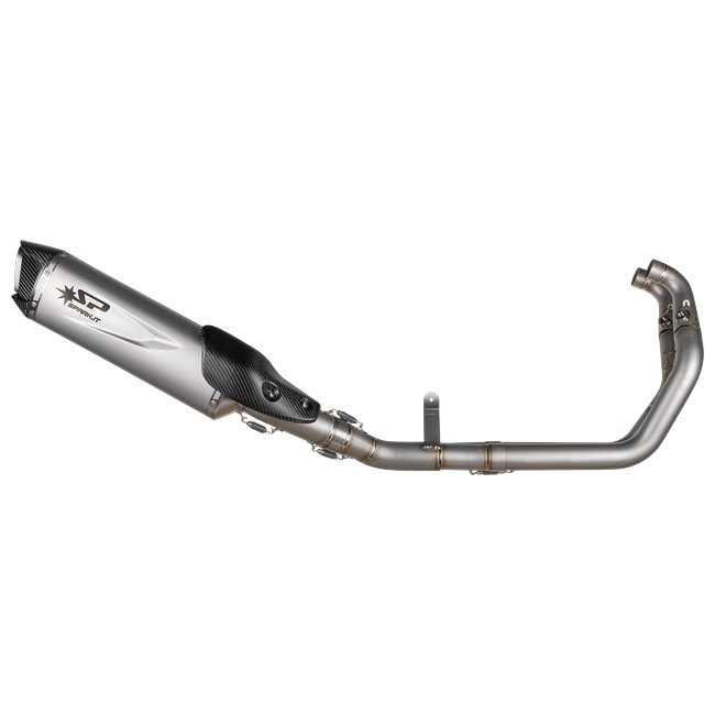 Spark Exhaust Komplettanlage Racing Force Evo 400 mm Titanium Aprilia RS 660 (20-26) GAP8809T