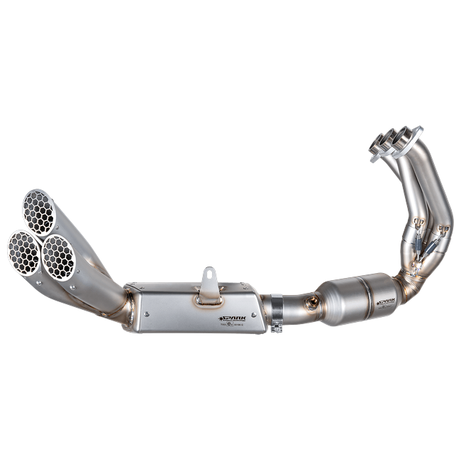 Spark Exhaust Komplettanlage Triade Euro5+ Edelstahl Yamaha R9 (25-26) GYA8898IOM