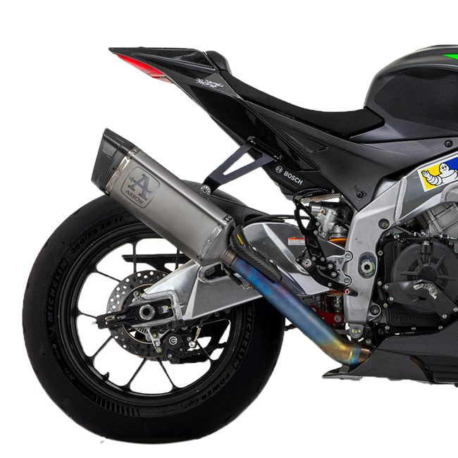 アロー スリップオンキット ピスタ チタニウム アプリリア RSV4 1100 ファクトリー (19-20) 71001PT 