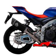 アロースリップオンキット ピスタ ステンレス ダーク アプリリア RSV4 1100 ファクトリー (21-25) 71004PTN 