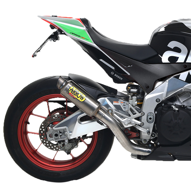 Arrow Slip-On Kit GP2 Titanium Aprilia RSV4/RR/RF (17-18) 71542GP