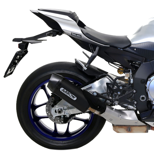アロー スリップオン インディーレース アルミ ダーク ヤマハ YZF-R1/M RN32 (15-16) 71829AKN 