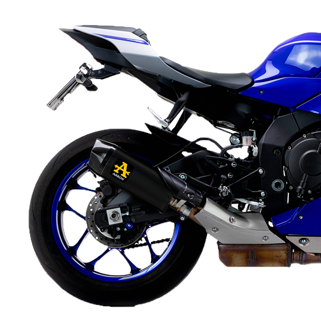 アロー スリップオン インディー レース アルミ ダーク ヤマハ YZF-R1/M (17-25) 71829AKN 