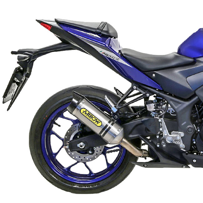 アロー スリップオン サイレンサー サンダー アルミニウム ヤマハ YZF-R3 (15-18) 71831AK 