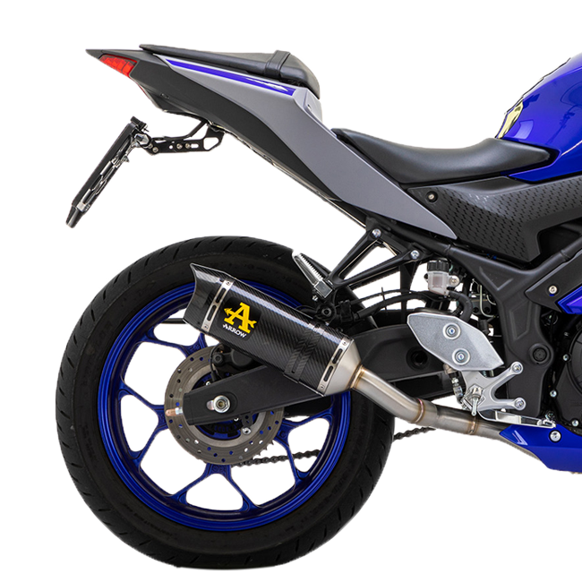 アロー スリップオン サンダー カーボン ヤマハ YZF-R3 (21-25) 71831MK 