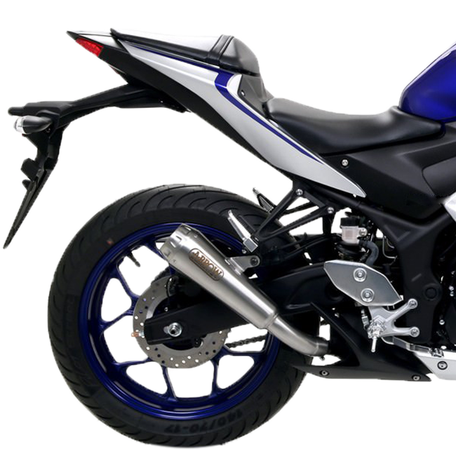 アロースリップオンプロレースステンレスヤマハYZF-R3 (15-18) 71831PRI 