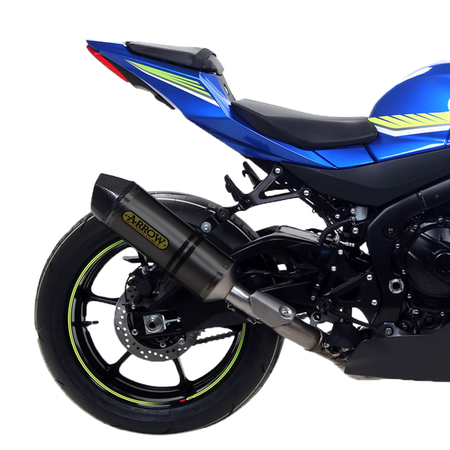 アロー スリップオン レーステック アルミダーク スズキ GSX-R 1000 (17-23) 71855AKN 