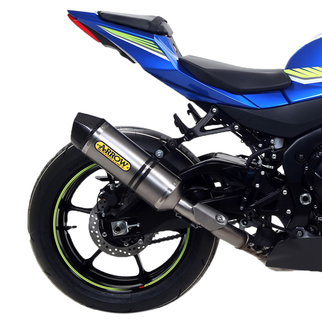 アロー スリップオン レーステック チタン スズキ GSX-R 1000 (17-23) 71855PK 