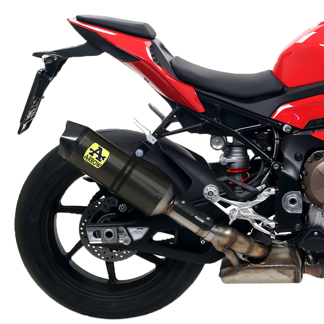 アロー スリップオン レーステック アルミニウム ダーク BMW S1000RR K67 (19-25) 71903AKN 
