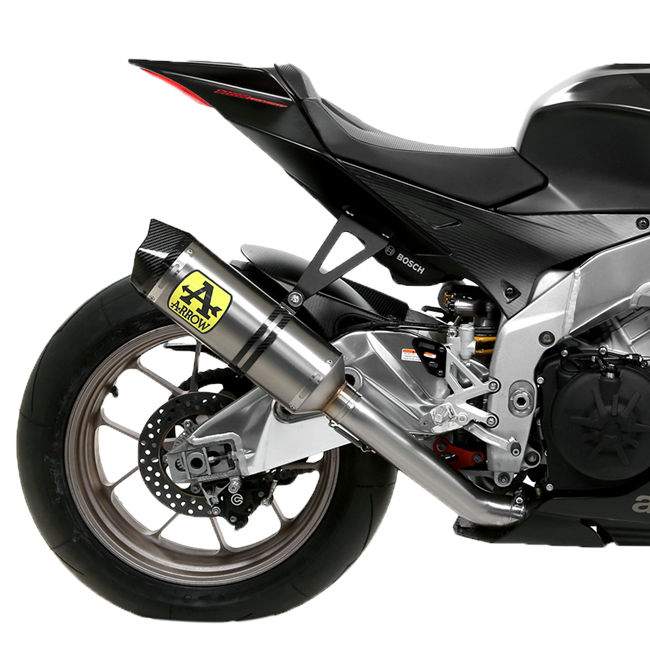 アロー スリップオン レーステック チタニウム アプリリア RSV4 1100 ファクトリー (19-20) 71906PK 