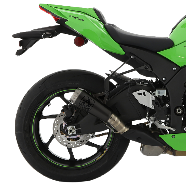 アロー スリップオン プロレース ステンレス ダーク カワサキ ZX-10R/RR (21-25) 71928PRN 