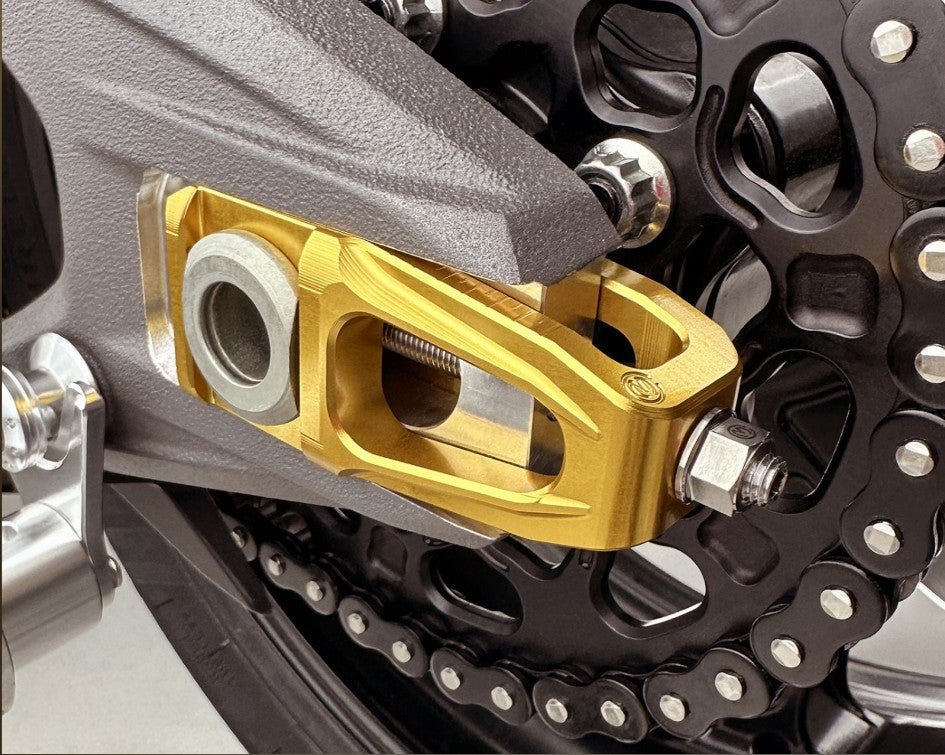チェーンテンショナーキット、ブレーキキャリパーハルダー、およびBrembo P2-30 69.5 mm XA6H530 Motocorse Ducati Panigale V4/S (2025) 