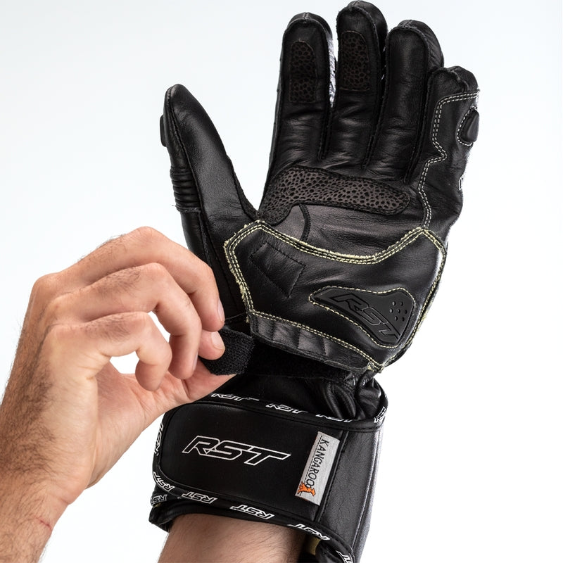 RST Tractech Evo 4 オートバイ用レザーグローブ | レディース | ブラック | 103495 