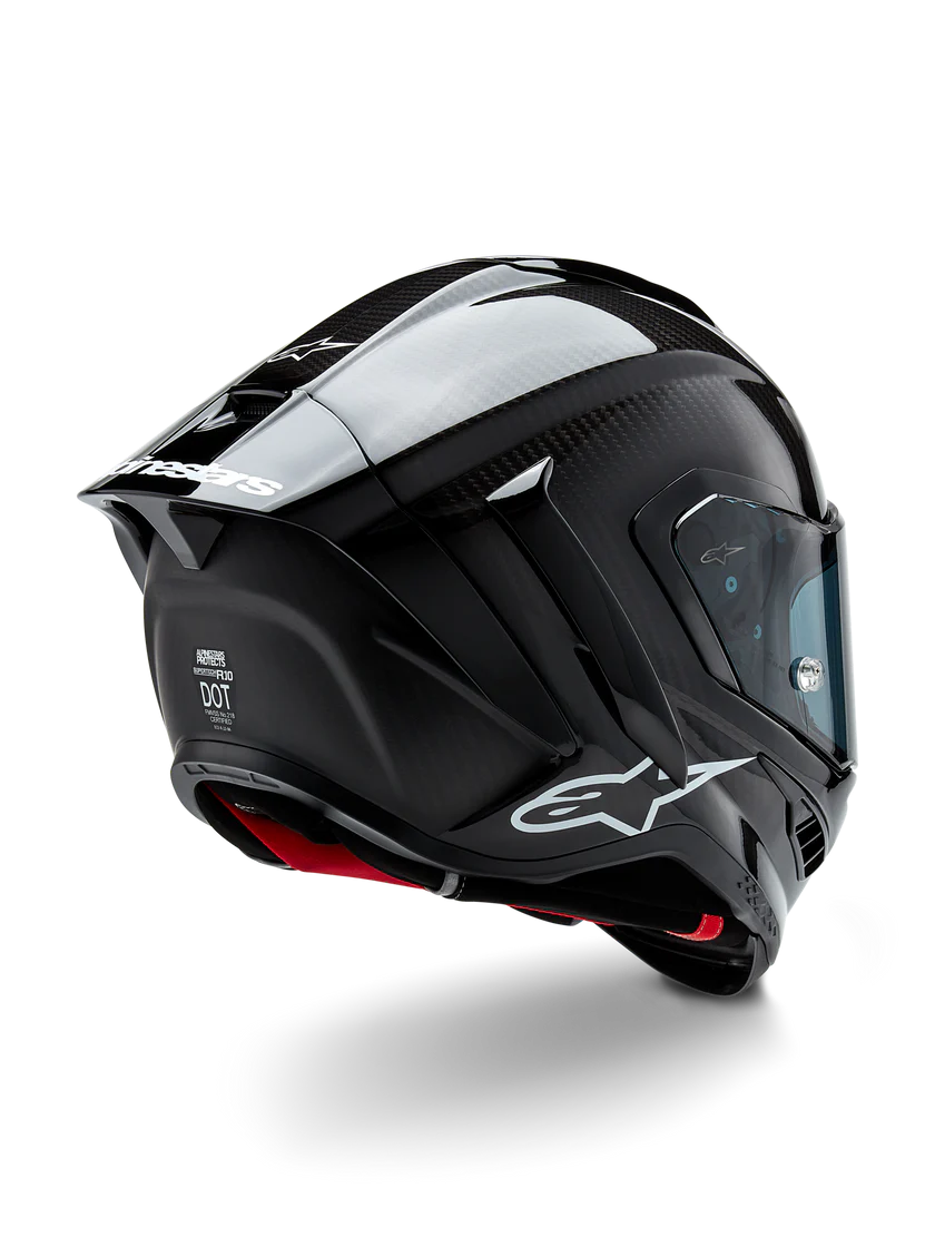 Alpinestars Supertech R10 Solid Helm Carbon Glanz 8200124-1902
